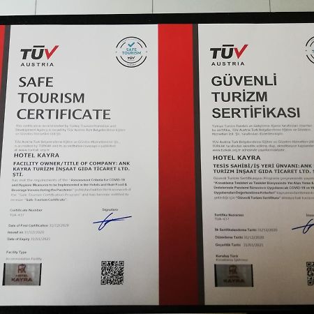 Kayra Hotel Анкара Екстериор снимка